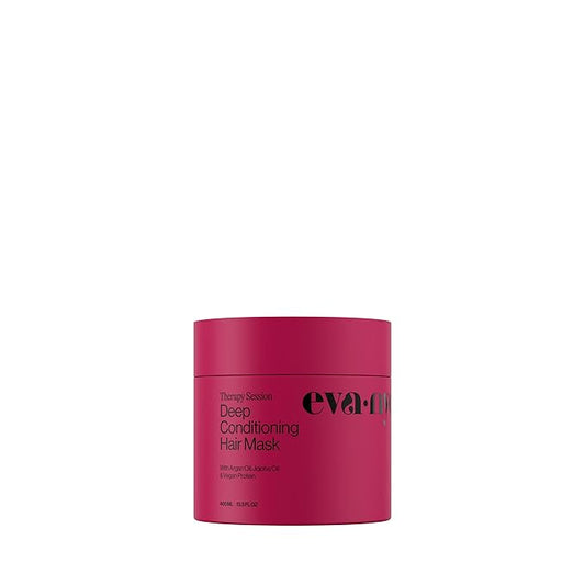 Eva NYC Therapy Session Hair Mask, Deep Conditioning Hair Mask Infused with Argan Oil and Plant Protein, 16.9 fl oz