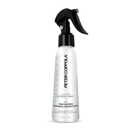 PETER COPPOLA Just Blow - Heat Protectant Spray for Blow-Drying, Anti-Frizz, Smoothing and Straightening All Hair Types - Conditions and Adds Shine - 6 oz