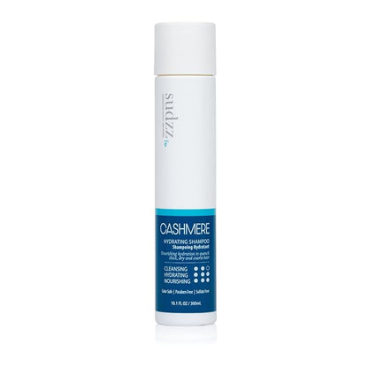 SUDZZFX Cashmere Hydrating Shampoo, 10.1 FL Oz – Sulfate-Free, Color-Safe, Paraben-Free Moisturizing Formula for Men and Women