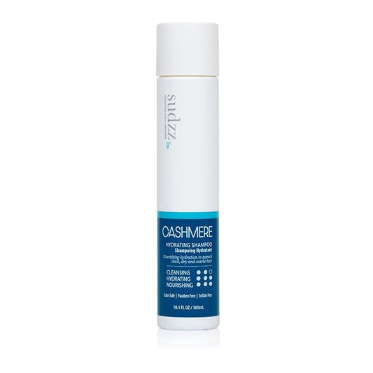 SUDZZFX Cashmere Hydrating Shampoo, 10.1 FL Oz – Sulfate-Free, Color-Safe, Paraben-Free Moisturizing Formula for Men and Women