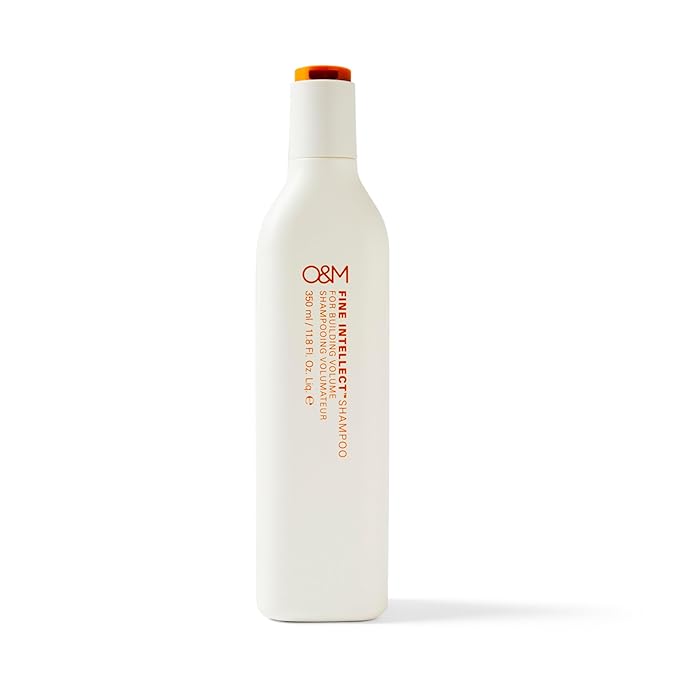 O&M Fine Intellect Vegan Vitamin C Volumizing Moisturizing Hair Shampoo for Women + Men, Safe Natural Keratin-Alternative Vegetable Protein & Amino Acids, Paraben/Sulfate-Free, Australian Made, 350ml