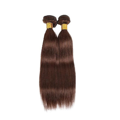 #4 Brown Bundles Human Hair Straight Bundles 30 32 Inch Human Hair Weave 2 Bundle Unprocessed Brazilian Virgin Hair Chocolate Straight Human Hair Extensions