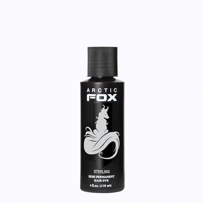 ARCTIC FOX Vegan and Cruelty-Free Semi-Permanent Hair Color Dye (4 Fl Oz, STERLING)