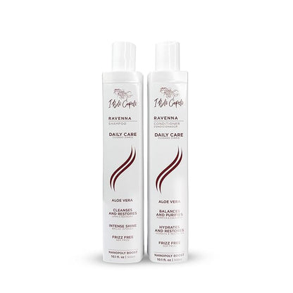 Ravenna Aloe Vera Shampoo & Conditioner Set – Sulfate & Paraben-Free, Deep Moisture, Breakage Reduction for Dry, Damaged & All Hair Types, 2×300ml (10.1 fl oz each)