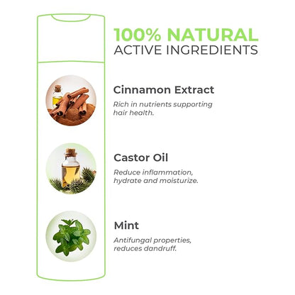 Capillus Enrich Serum, Hair Growth Serum for Hair Loss and Regrowth, Castor Oil and Cinnamon Extract help Strengthen Hair Follicles and Reverse Hair Loss & Hair thinning
