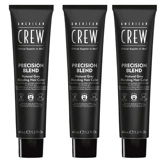 American Crew Men's Temporary Hair Color, Temporary Hair Dye, Natural Gray Coverage, Light, 1.35 Fl Oz