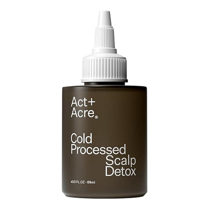 ACT+ ACRE Cold Processed Scalp Detox Oil - Sulfate-Free Care for Flaky, Dry and Itchy Scalp - Promotes Thicker, Fuller-Looking Hair