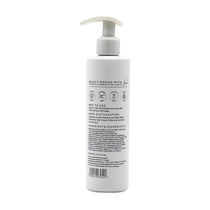 | Indulge Collection Truffle Shampoo, Infused with Black Truffle Extract, Deep Clarifying Cleansing Shampoo, Gently Removes Buildup on Hair and Scalp, Paraben Free, Sulfate Free, 8.45 Fl Oz