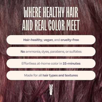 Overtone Color Depositing Semi-Permanent Hair Dye Conditioner - 8 oz For Natural & Color-Treated Hair, Moisturizing Shea Butter & Coconut Oil - Vegan & Cruelty-Free, Smoky Purple is now Smoky Lavender