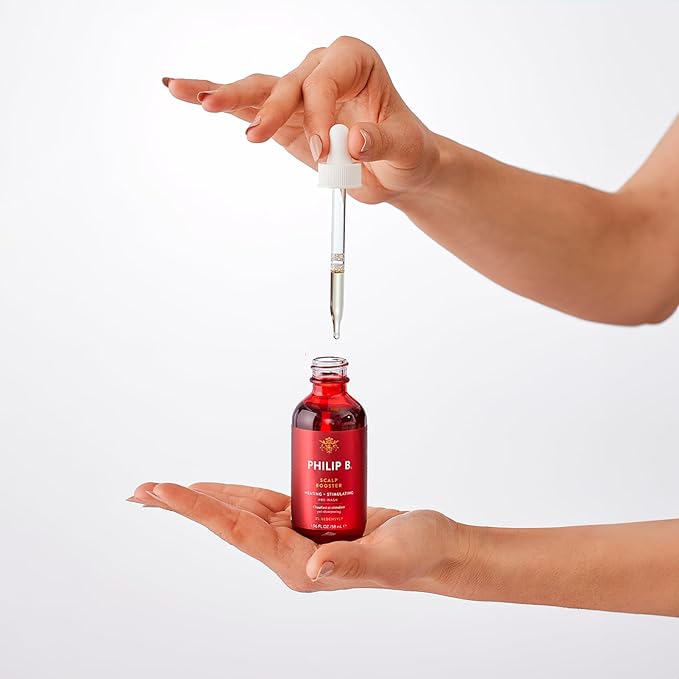 Philip B. Scalp Booster System - Includes Pre-Wash Scalp Treatment, Shampoo, Leave-In Conditioner and Scalp Massager