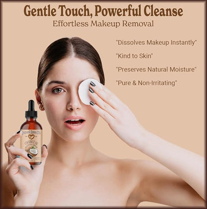 Coconut Oil Fractionated, 1 Gallon, Organic, Cold-Pressed, Carrier Oil, Fast-Absorbing, Deep Skin Care, Hair Health, Natural Born Oils.