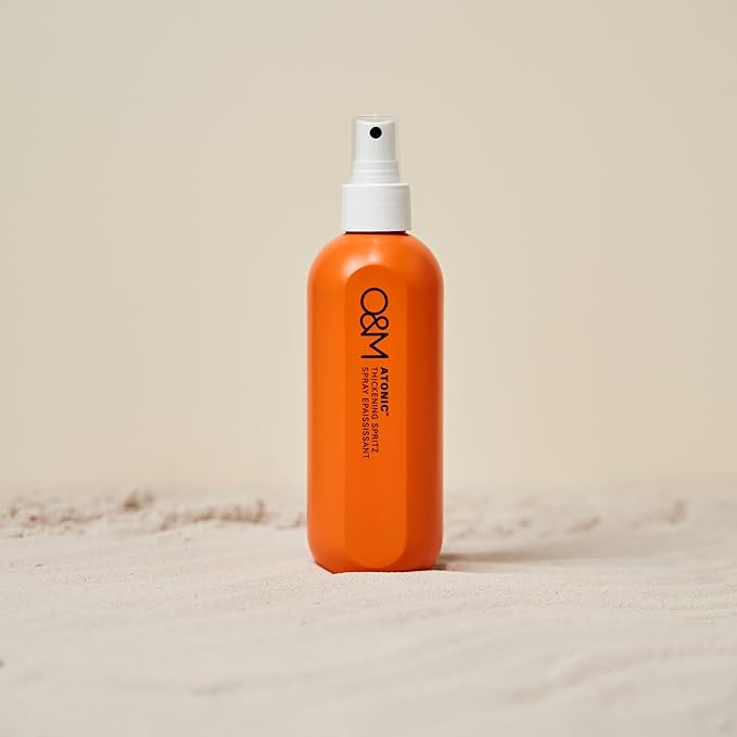O&M Atonic Thickening Spray + Spritz Hairspray & Volumizing Texture Spray for Voluminous Body & Bounce, Heat Protectant Hair Spray, Non-Toxic, Cruelty Free & Vegan Hair Care, 250ml