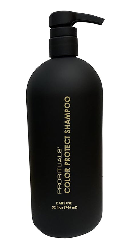 Prorituals Color Protect Shampoo for Color Treated Hair - Large Size, Natural, Color Safe Shampoo with Keratin, Anti Hair Loss & Moisturizing for Damaged Hair, 32 fl oz