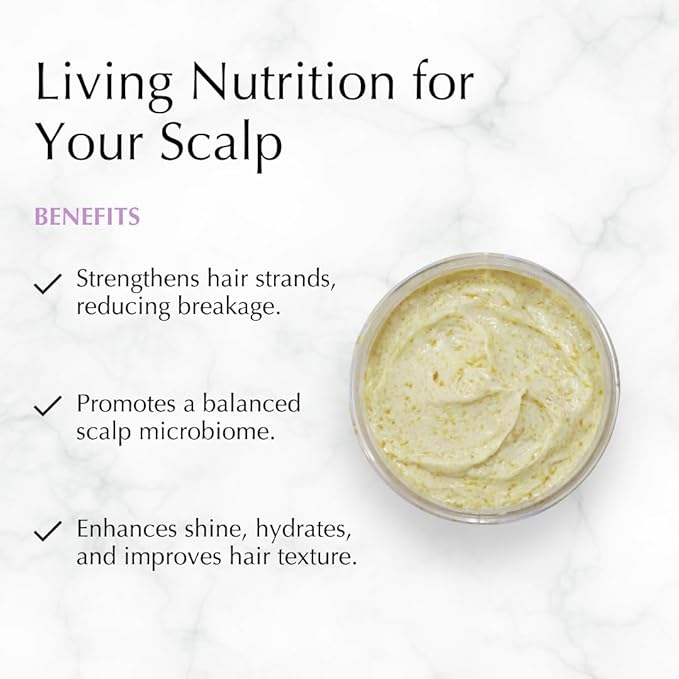 Citrus Cider Whip Hair Plaster | Vitamin C Infusion for Radiant Hair | Fruit Butters, Orange Peel Serum, Argan & Coconut Oils | Neurocosmetic Hair & Scalp Treatment 3 oz