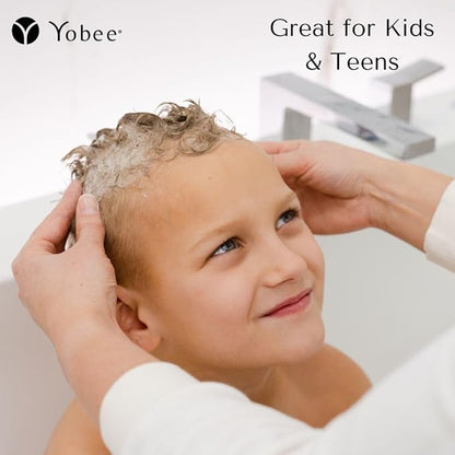 Yobee Rebalancing Shampoo – Sulfate-Free Dry, Flaky & Itchy Scalp Care | Probiotic Shampoo with Organic Honey, Turmeric, Vitamin B12 & Oat | Dandruff, Eczema & Psoriasis Relief | Doctor Founded