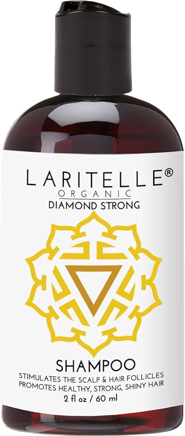 Organic Travel Size Shampoo 2 oz | Hair Loss Prevention, Strengthening, Follicle Stimulating | Argan, Rosemary, Lemongrass, Ginger & Cedarwood | NO GMO, Sulfate, Alcohol, Paraben, Phthalate
