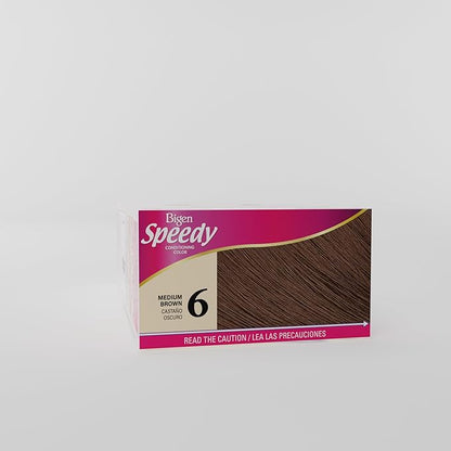 Bigen Speedy Conditioning Color Kit: 6 Medium Brown - 3 Pack