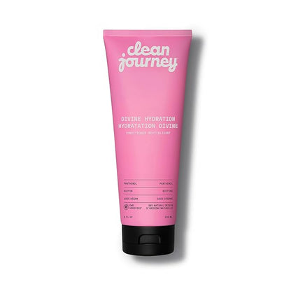 Divine Hydration Hair Conditioner, EWG Verified, Infused with Panthenol and Biotin, For Dry, Brittle Hair, Clean Ingredients, Vegan, Tropical Scent, 8 Fl Oz