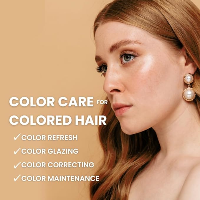 Marigold Hydrating Shampoo for Brightening & Toning Faded Color-Treated Hair - Semi-Permanent Dye, Prevents Fade, Extends Color Service - 33.8 Oz