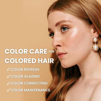 Marigold Hydrating Shampoo for Brightening & Toning Faded Color-Treated Hair - Semi-Permanent Dye, Prevents Fade, Extends Color Service - 33.8 Oz