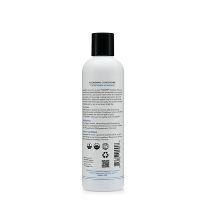 Fragrance Free Conditioner 8 oz - Parabens Free Hypoallergenic - Hair Conditioner for Sensitive Skin - Deep Conditioning for Normal Treated and Fragile Hairs - Vegan Gluten Free (1 Pack)