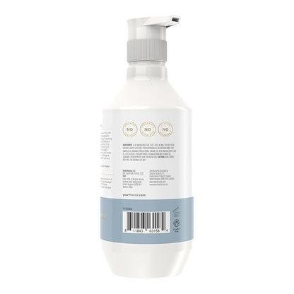 Theorie PURE Ultra Gentle Hypoallergenic Shampoo – Plant-Based & Vegan – Fragrance-Free – Designed for Delicate Scalp Care – Pump Bottle – 400mL