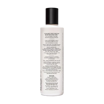 SEEN Conditioner, Fragrance Free - Non-Comedogenic & Sulfate-Free Hair Conditioner- Dermatologist-Developed - Safe for Sensitive, Eczema & Acne Prone Skin