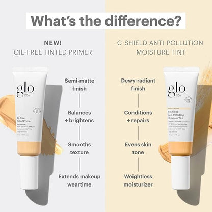 Glo Skin Beauty C-Shield Anti-Pollution Moisture Tint - Tinted Moisturizer With SPF 30 for Face, Broad Spectrum Protection & Vitamin C, 1.7 Oz (1N-Fair)