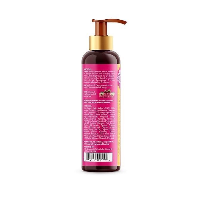 Mielle Organics Pomegranate & Honey Moisturizing and Detangling Shampoo and Conditioner for Type 4 Hair