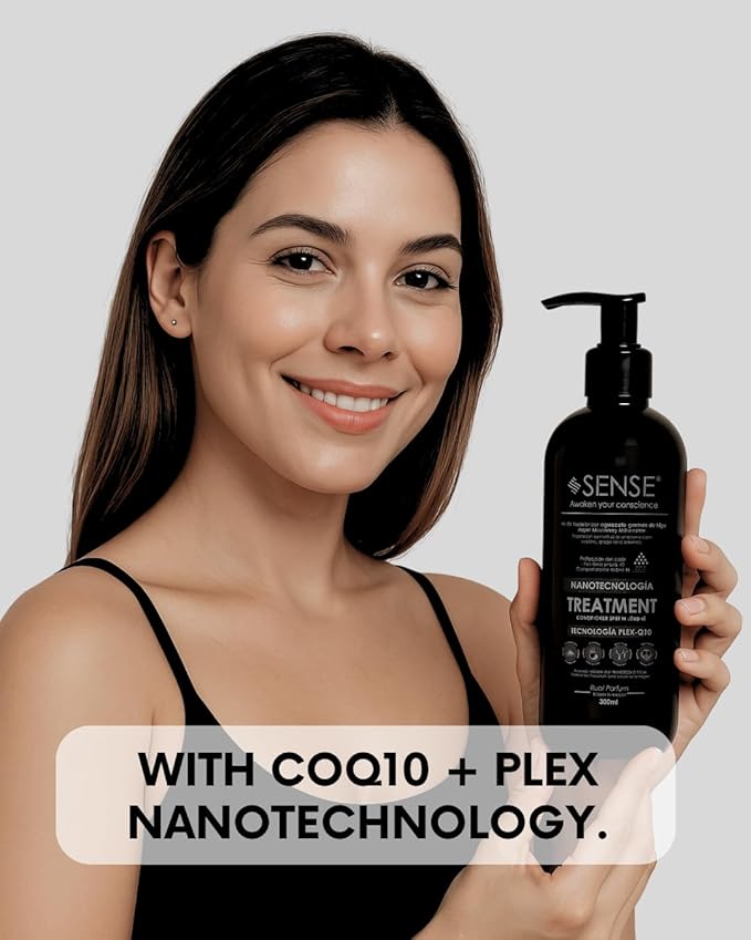 Nanotech Plex Repair Shampoo & Conditioner Set – Bond Restoration with Hyaluronic Acid, Coconut, Ginger & Q10 – Sulfate-Free, Vegan – 2 x 500 ml