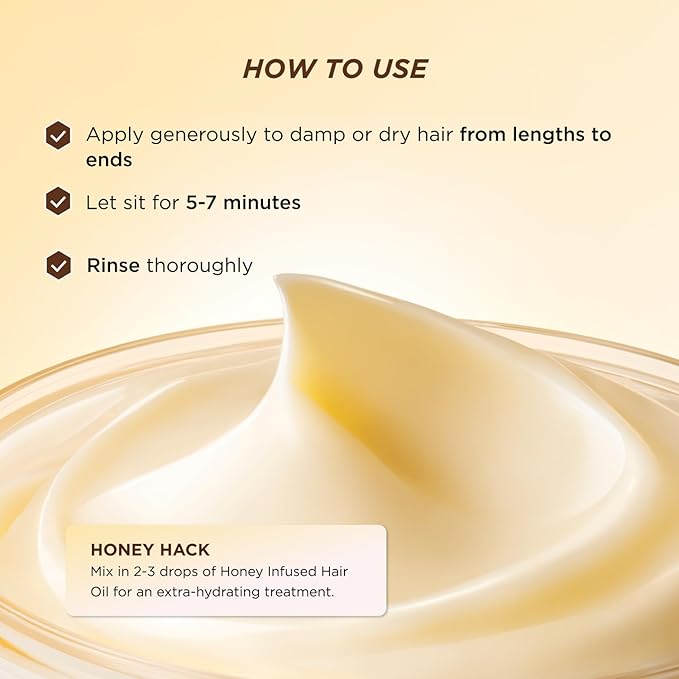 Gisou Deep Treatment Duo, Intense Hydration & Shine, With Mirsalehi Honey, Ceramides & Hyaluronic Acid, 19x Smoother Hair & 4x Stronger Strands, For Weekly Deep Conditioning