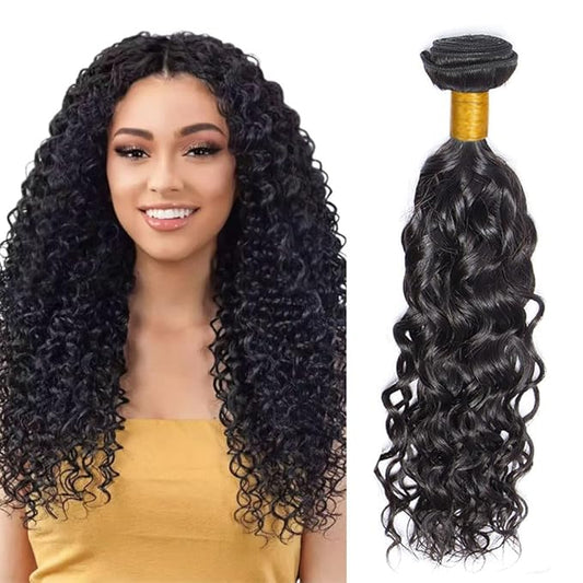 30 Inch Natural Black Kinky Curly Bundles Human Hair Color 1B Bundles Unprocessed Brazilian Virgin Remy Hair Extensions Double Weft Hair Weave