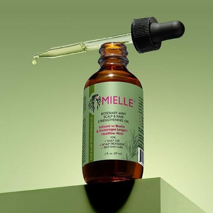 Mielle Organics Hair Strenghtening Bundle - Oil, Shampoo and Conditioner