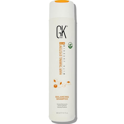 GK HAIR Balancing Shampoo Cleanses and Removes Buildup with Keratin Treatment For Oily Control Flaky Itchy Dry Scalp Thinning nourishing Hair Sulfate Free Women and Men – 10.1 Ounce