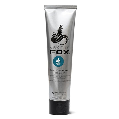 Arctic Fox Semi-Permanent Hair Dye, Aurora Kiss Blue, Vegan & Cruelty-Free, Ammonia-Free, Conditioning Formula, Vibrant Color for All Hair Types, 5.6 Fl Oz (Pack of 2)