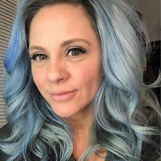 Overtone Color Depositing Semi-Permanent Hair Dye Conditioner - 8 oz For Natural & Color-Treated Hair, Moisturizing Shea Butter & Coconut Oil - Vegan & Cruelty-Free, Pastel Blue is now Glacier Mist