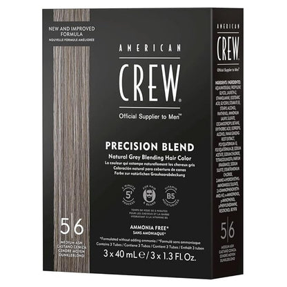 American Crew Men's Temporary Hair Color, Temporary Hair Dye, Natural Gray Coverage, Medium Ash, 1.35 Fl Oz