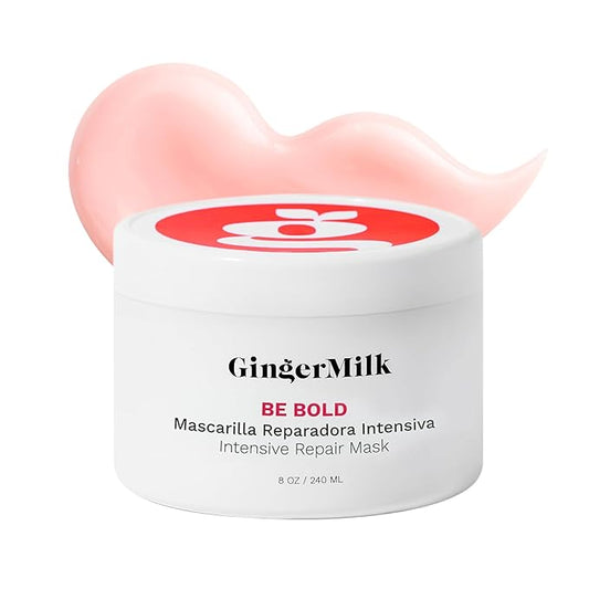 Intensive Repair Hair Mask for Dry/Damaged Hair due to Coloring, Chemical Processes, hot styling tools and dryers | BE BOLD (8 oz.)