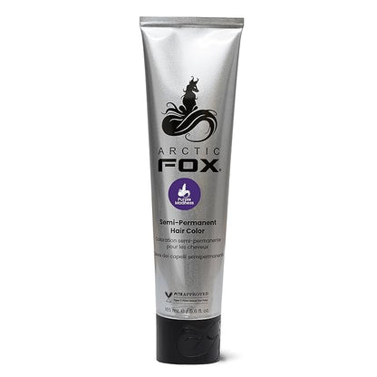 Arctic Fox Semi-Permanent Hair Dye, Vegan & Cruelty-Free, Vibrant Purple Madness, Ammonia-Free, Conditioning Formula, For All Hair Types, DIY Color, 5.6 fl oz