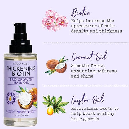 Thickening Biotin Pro-Growth Hair Oil 100ml