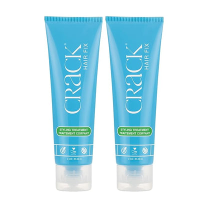 Crack HAIR FIX Styling Creme - Multi-Tasking, Anti-Frizz, Leave-In Styling Aid With Protection
