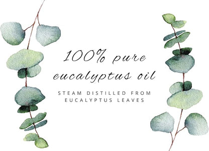 GreenHealth Eucalyptus Essential Oil – 32 fl oz (946 ml) – 100% Pure & Natural – Bulk Aromatherapy Oil in Aluminum Bottle – for Diffuser, Cleaning, Air Freshener, Home Fragrance