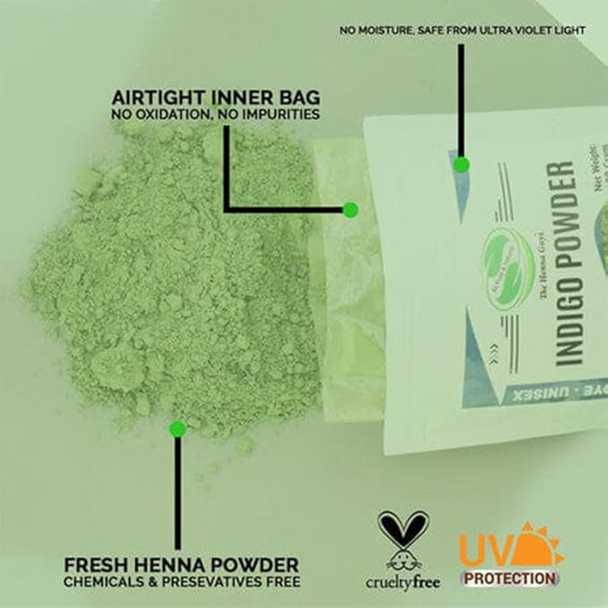 400 Grams INDIGO POWDER For Hair Dye/Color - The Henna Guys