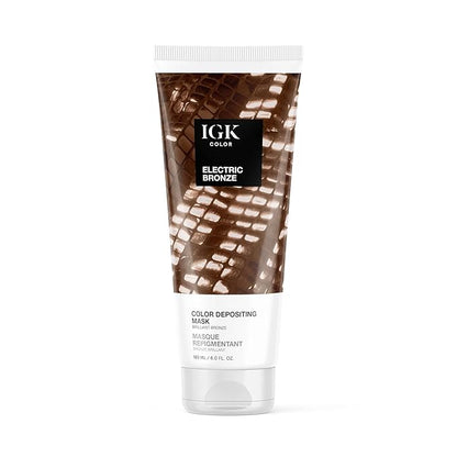 IGK Hair Gloss Toner & Color Depositing Mask | Muted Honey Semi-Permanent | Vegan + Cruelty Free | Honey Please