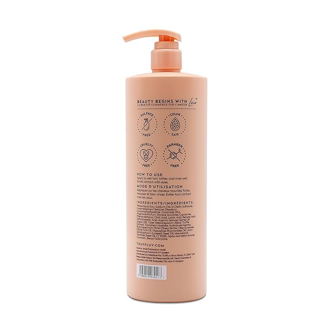 | Nourish Collection Argan Shampoo, Infused with Black Truffle Extract, Replenishing Shampoo, Deeply Hydrates, Nourishes & Soothes Hair and Scalp, Paraben Free, Sulfate Free, 33.8 Fl Oz
