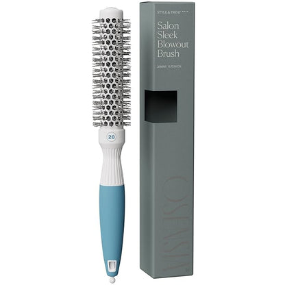Small Round Brush for Precise Styling and Manageable Blowouts (0.75 inch) - Salon-Quality Tool for Wet or Dry Hair (Not Electrical)