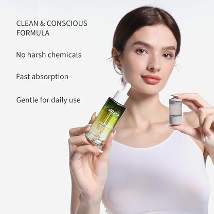 ALFHEIM Saw Palmetto Scalp Serum for Boost Follicle - Infused With Caffeine, Biotin for Thicker Hair - Balance Scalp, Rejuvenate Hair Follicles ＆ Improve Hair Density - 1.69 fl oz + Serum Applicator