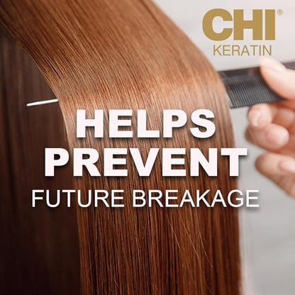 CHI Keratin Leave-in Conditioner, Hydrating Conditioner For Restoring Softness & Preventing Breakage, Great For Daily Use, Sulfate-free, 2 Oz