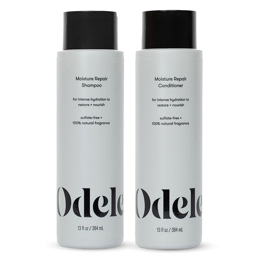 Moisture Repair Sulfate-Free Shampoo & Conditioner Set, for Intense Hydration to help Restore and Nourish Dry or Damaged Hair, 13 Fl Oz Each (2-Pack)