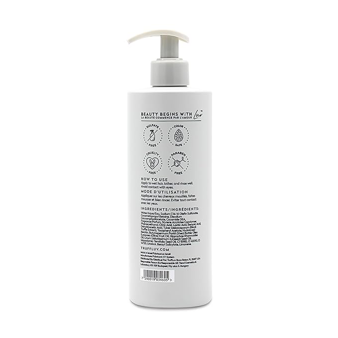 | Indulge Collection Truffle Shampoo, Infused with Black Truffle Extract, Deep Clarifying Cleansing Shampoo, Gently Removes Buildup on Hair and Scalp, Paraben Free, Sulfate Free, 16.9 Fl Oz
